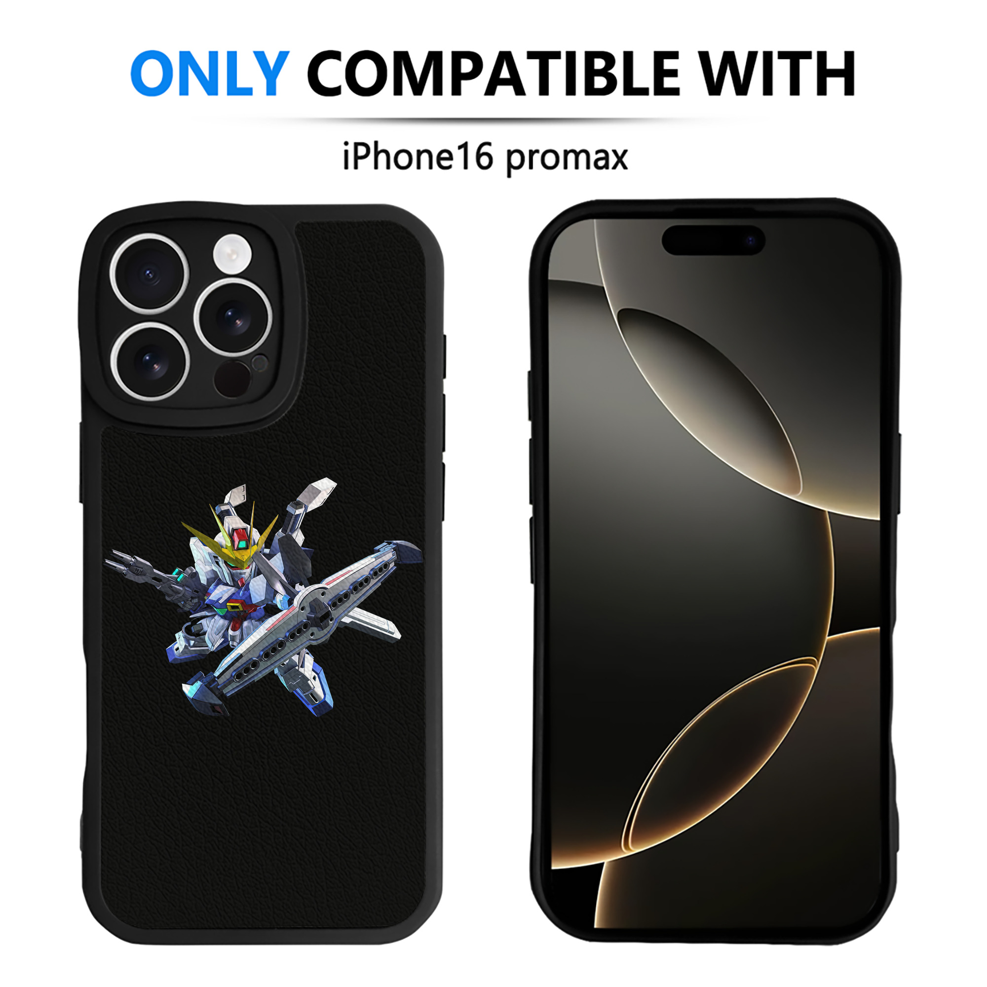（画像用） 機動戦士ガンダム Mobile Suit Gundam 【iPhone 16シリーズ対応】シリコンスマホケース（レザー調） 材質：シリコン